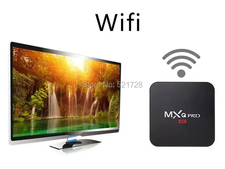 Acemax mxq Pro 4 K Amlogic S905W ядра ТВ Box Android OS 7 1 H.265 2 4G WiFi miracast обмена потоковыми