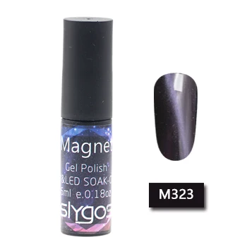 M323 SLYGOS, 6 мл, благородная серия, кошачий глаз, магнит, для ногтей, Гель-лак, долговечный, портативный, впитывается, для ногтей, УФ Магнитный Гель-лак, лак для маникюра - Цвет: M323