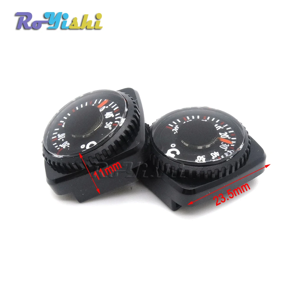 10 шт./упак. Мини термометр для браслета Паракорда наружный инструмент кемпинга