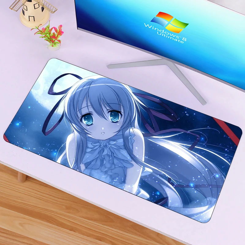 SIANCS Сексуальная аниме Девушка 60x30 см Коврик Для Мыши DIY для ноутбука коврик мыши