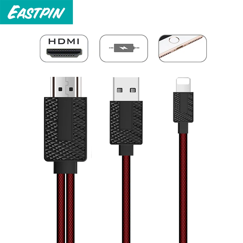 Eastpin PLAY кабель системы освещения к HDMI с переходной USB 1080 P Аудио адаптер