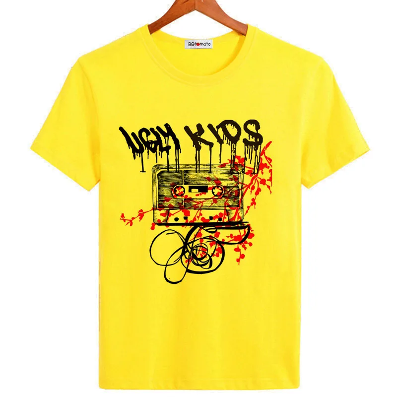 

BGtomato Fashion trends graffiti t-shirt men hip hop street tshirt good quality breathable cotton shirts