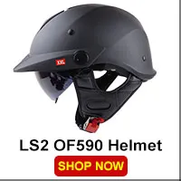 LS2 of521 Половина лица винтажный мото rcycle шлем стекловолокно Ретро гоночный мото rbike шлем 3/4 с открытым лицом vaspa мото шлемы