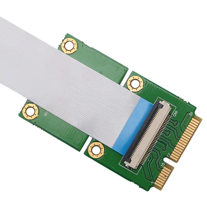 Mini PCI-E к Экспресс 1X Удлинительный Шнур адаптер карта с USB переходной картой Прямая