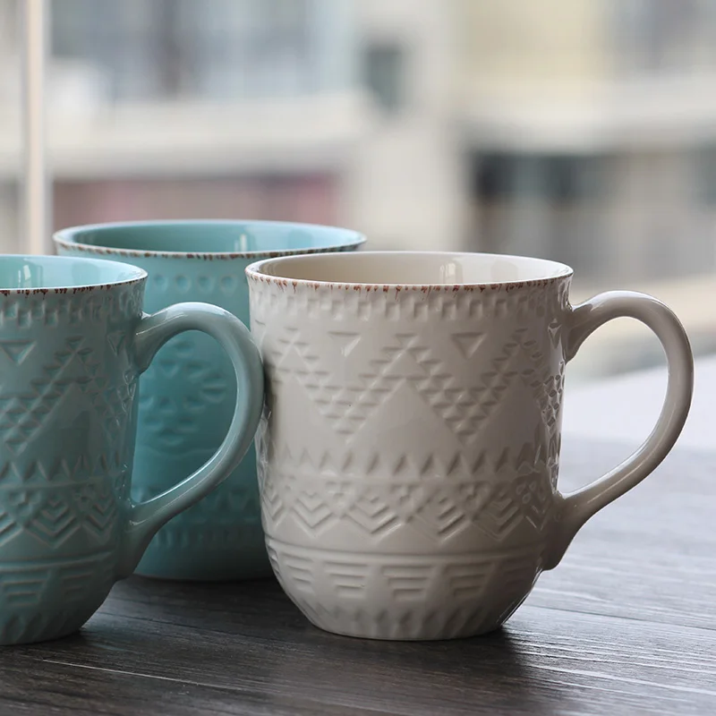 Рождественский подарок оригинальная Европейская Камея синие/белые керамические