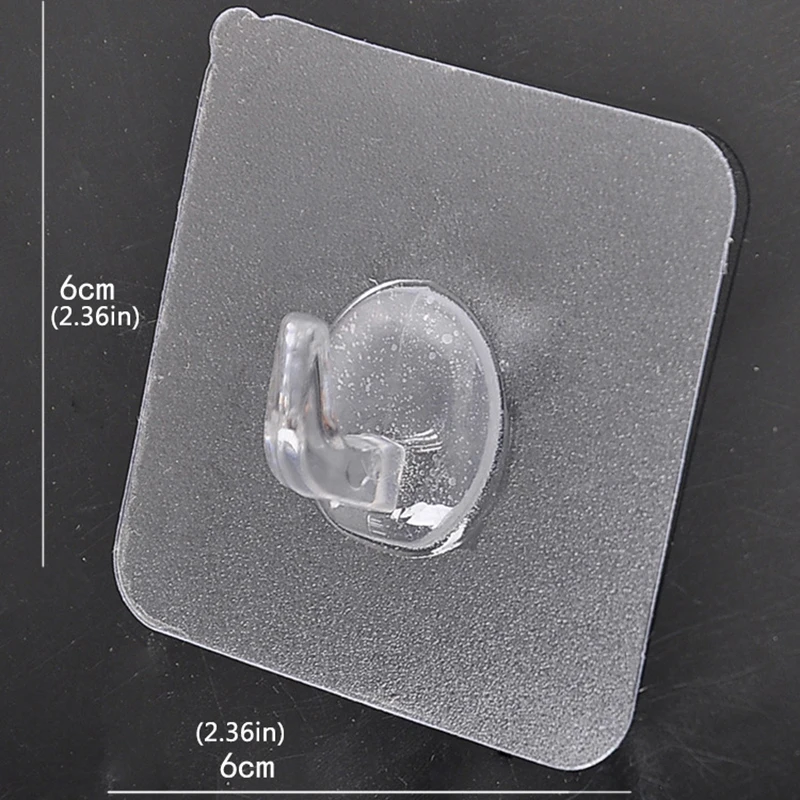 10 шт. прозрачные крючки для полотенец|Полки и держатели| |