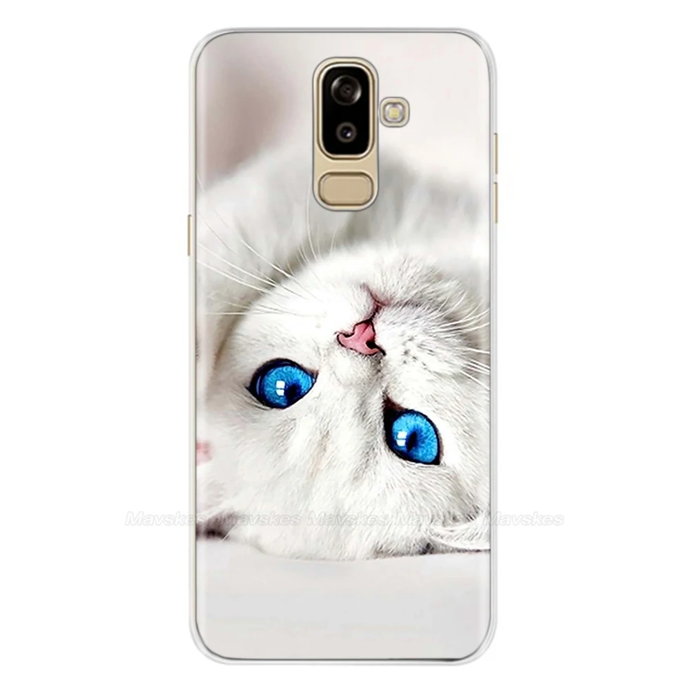 Для чехол для samsung Galaxy J8 чехол j800f j810f sm-j810f крышка цветами окрашены защитный чехол для телефона для samsung J8 чехол - Цвет: 9