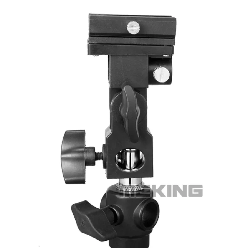 Meking Вспышка Горячий башмак Speedlite фотовспышка держатель поворотный для
