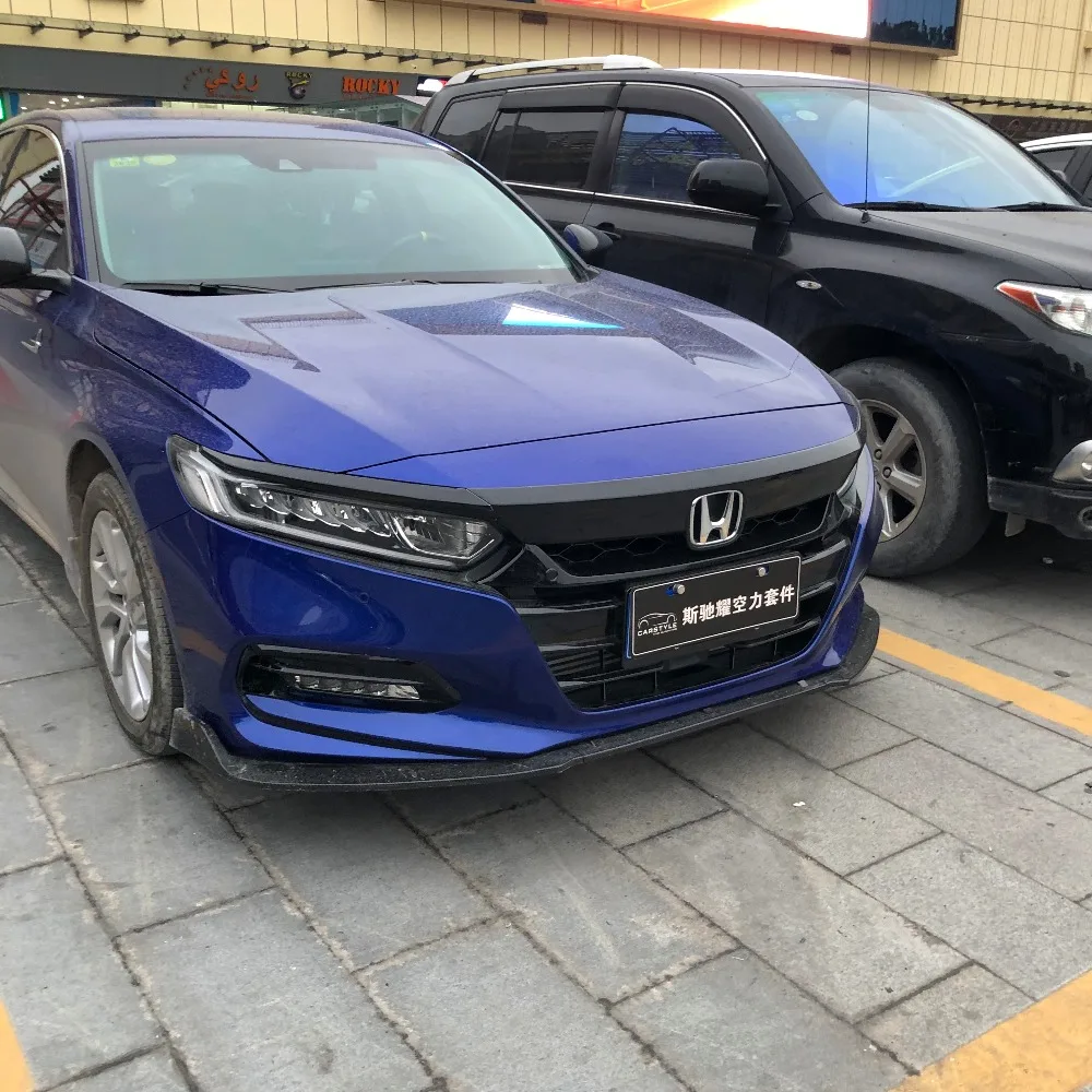 Для Honda Accord защита выхлопного отверстия переднего бампера для- десятый комплект бамперов корпуса Accord задний спойлер с лопатой