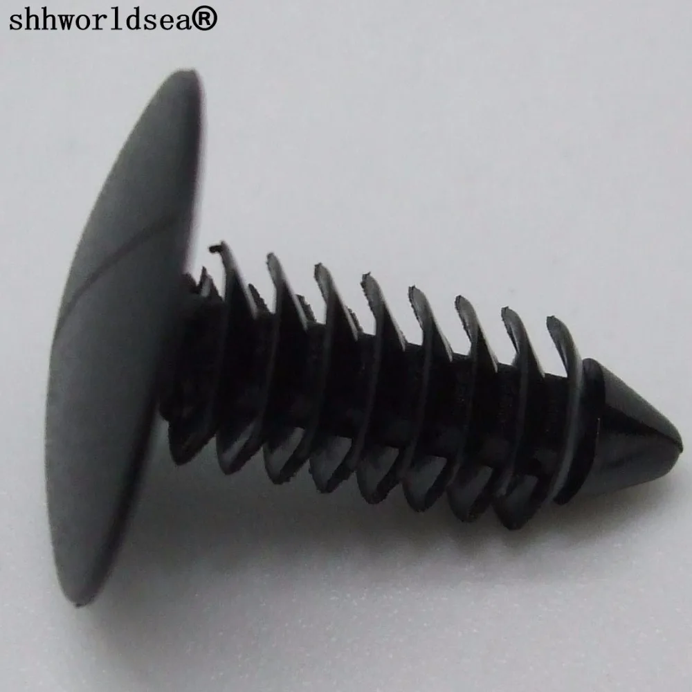 shhworldsea 100pcs fender &amp bumper shield retainer 1605396 for Chry:6030441 Ford:385577S W705589-S300 plastic clip | Автомобили и