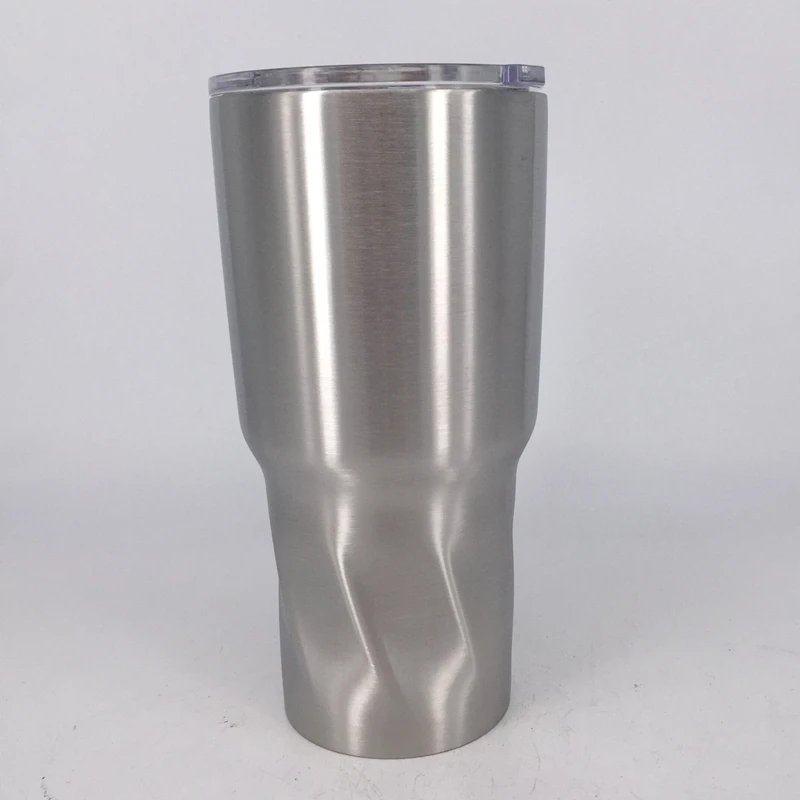 25 шт. персонализированные вакуумные изолированные витые кружки из нержавеющей