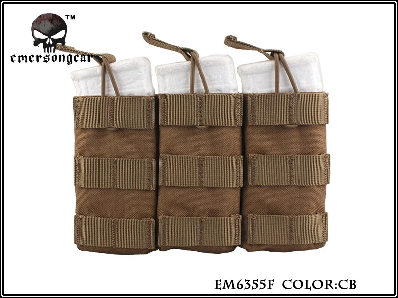 EmersonGear модульная Тройная открытая верхняя сумка для журналов боевой Молл