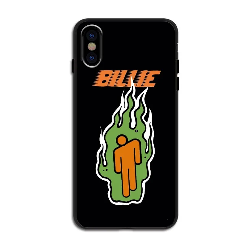 TPU Billie eilish rainbow blohsh глаза океана, мягкие силиконовые черные ТПУ чехлы для телефонов, чехол для iPhone 11 Pro Max 5S 7 8Plus XS XR XS MAX - Цвет: TPU