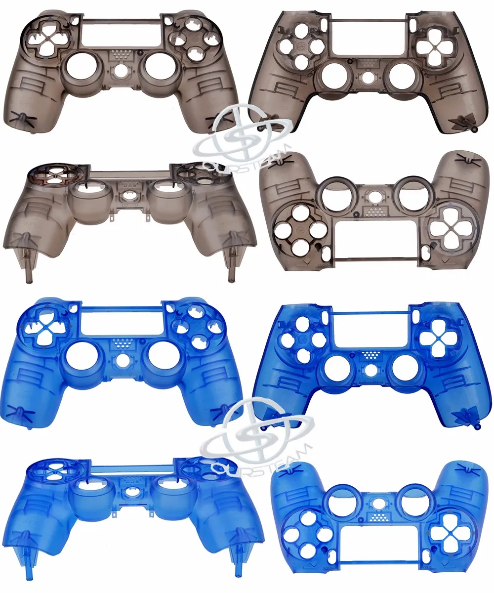 Прозрачная передняя крышка для контроллера Sony Playstation 4 PS4 в наличии быстрая