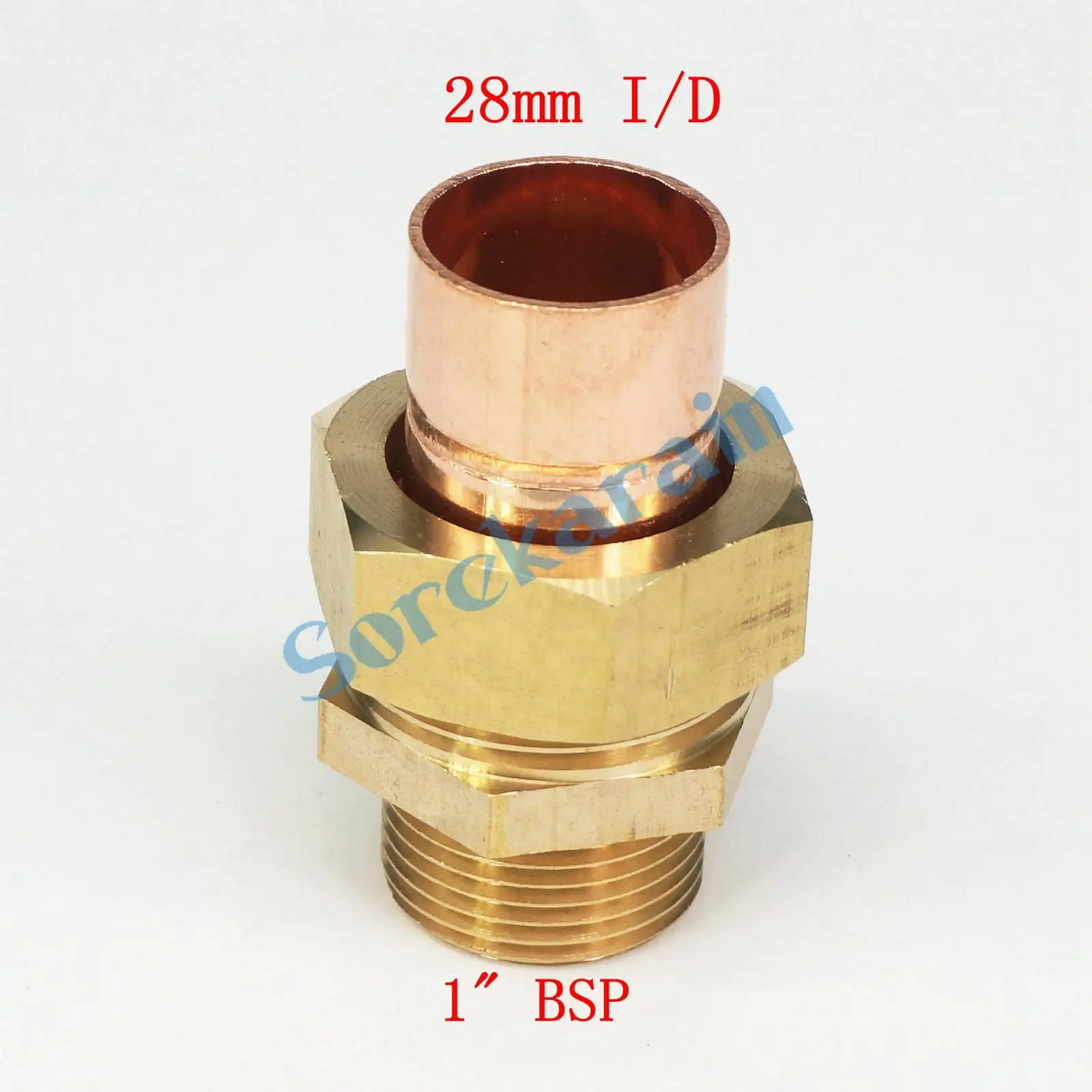 3/4 &quotBSP x 22 мм латунная розетка с резьбой для соединения медным концом фитинги