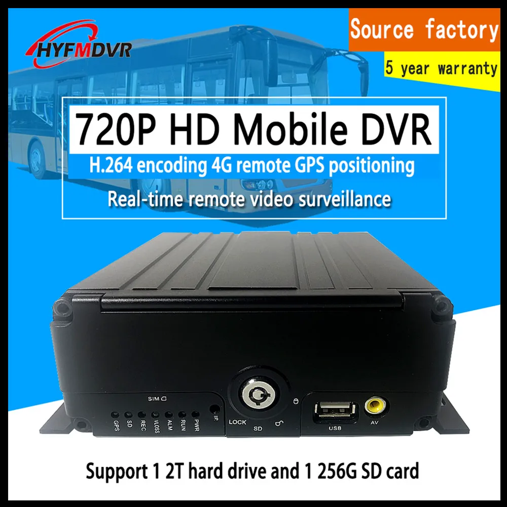 4G GPS 4-канальный AHD720P HD pixel мобильный телефон видеорегистратор для дистанционного