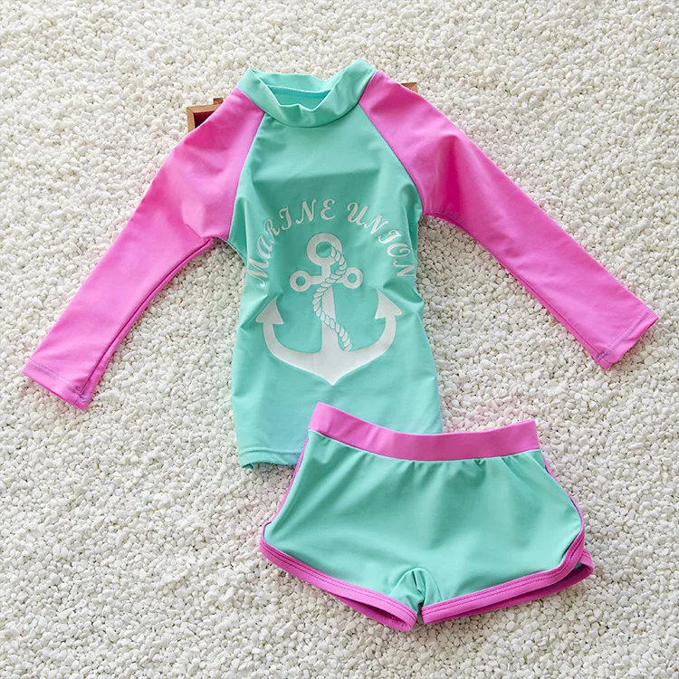 От 2 до 9 лет одежда для малышей купания девочек комплект из двух предметов