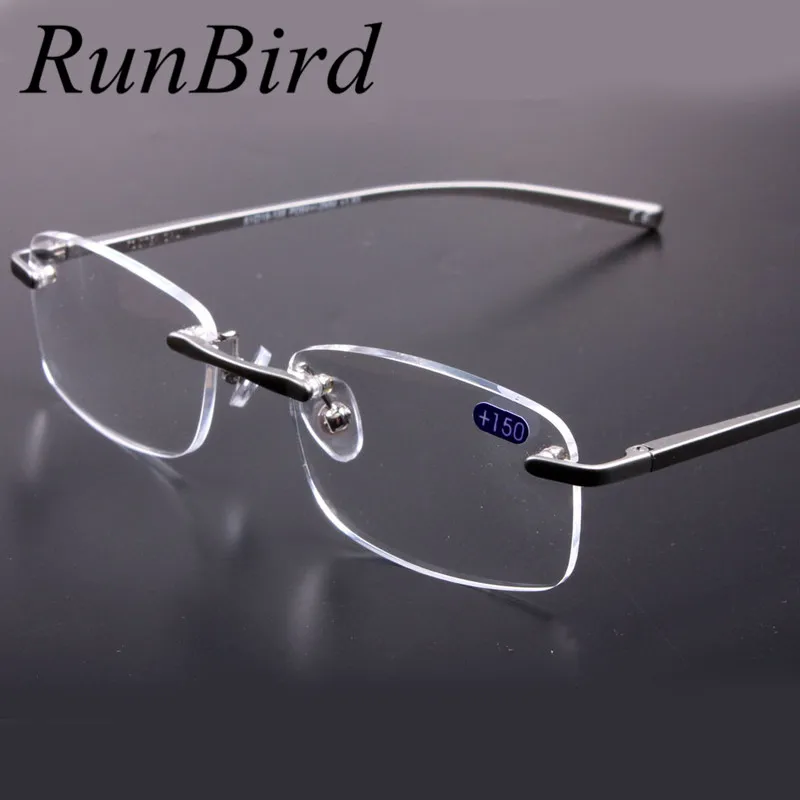 Мужские и женские очки без оправы квадратные для чтения Gafas De Lectura leesbril + 1 00 50 2 3 |