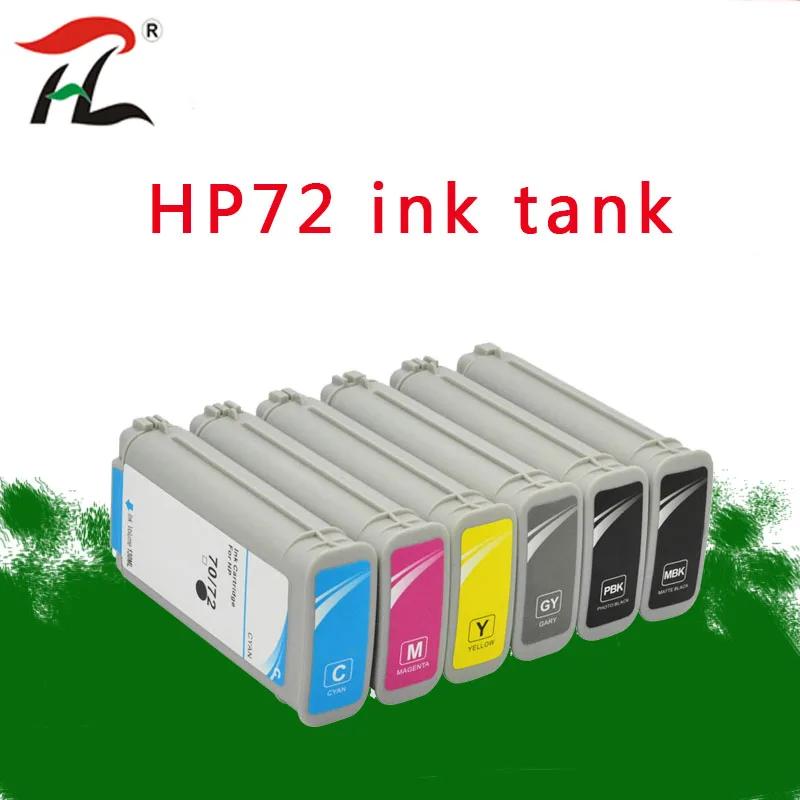 130 мл совместим с HP 72 hp чернильные картриджи для Designjet T1100 T1120 T1120ps T1100ps 1100
