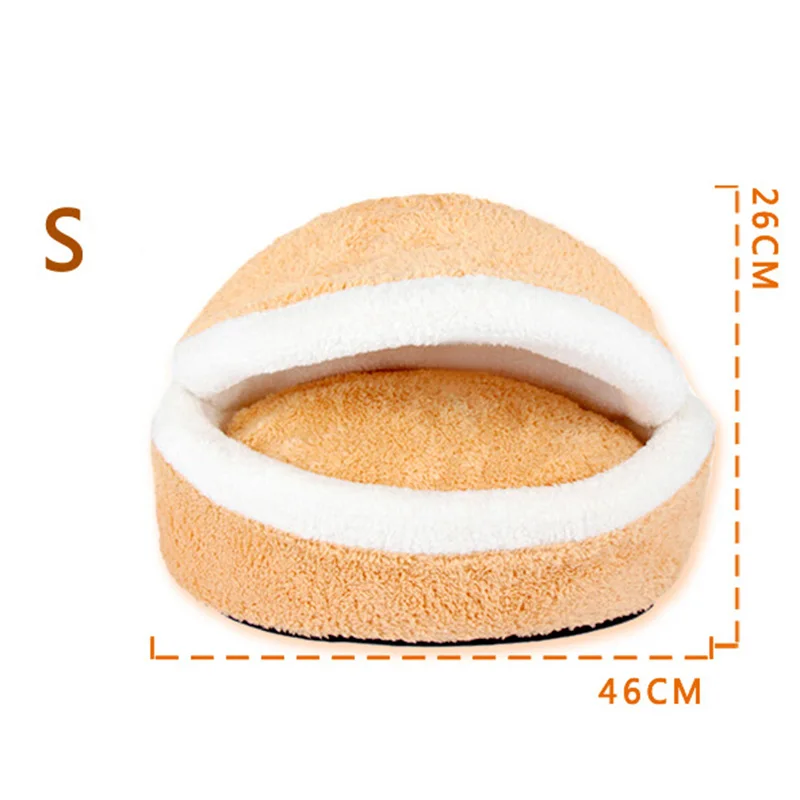 Модный гамбургер хлопок кошка собака кровать коврик теплый дом домашние