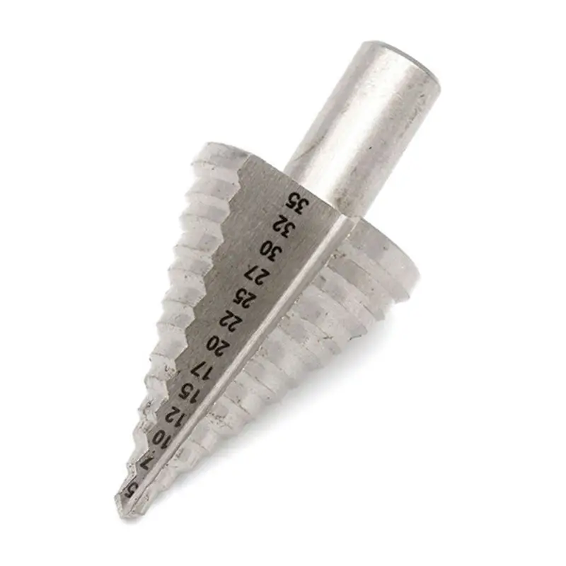 13 ступенчатых спиральных рифленых конических конусных Сверл из быстрорежущей