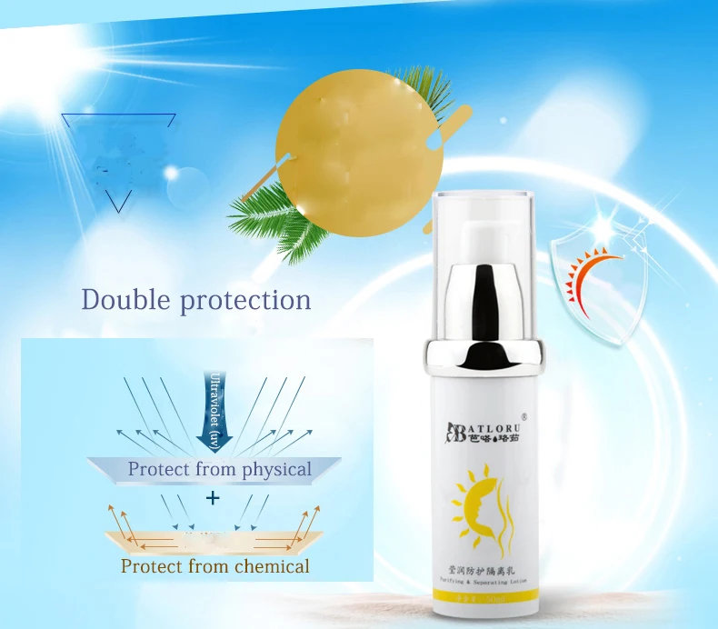 Batloru солнцезащитный крем для лица Spf 90 Pa++ maquillage водонепроницаемый/водостойкий Осветляющий Солнечный rostro protetor solar