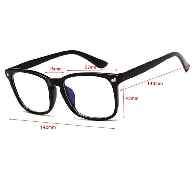 X корейские квадратные мужские и женские модные оправы для очков прочные