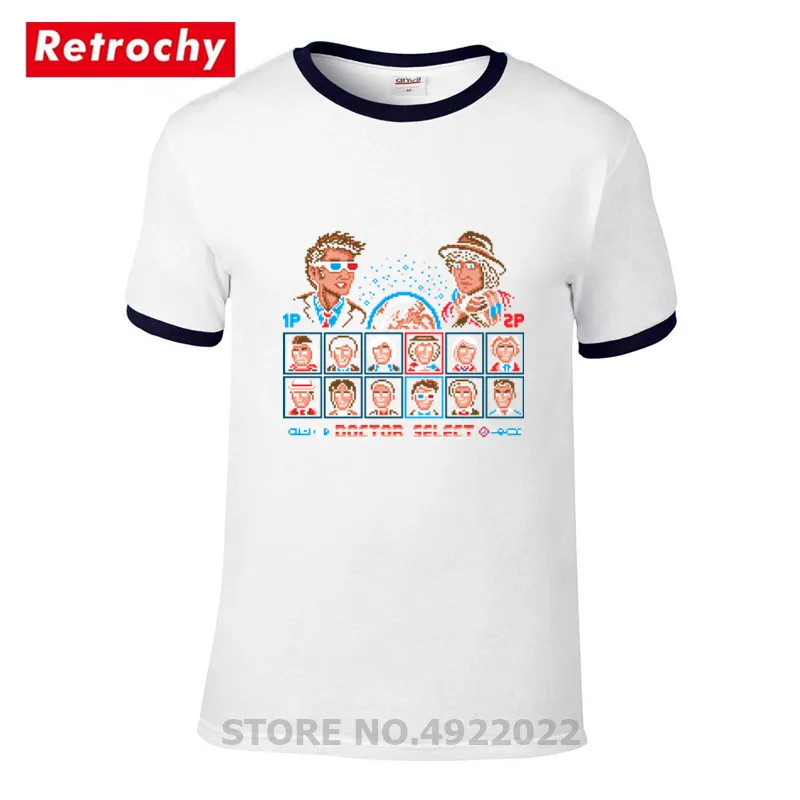 Забавная футболка Доктор боец хлопковая короткая с забавным принтом Кто летняя