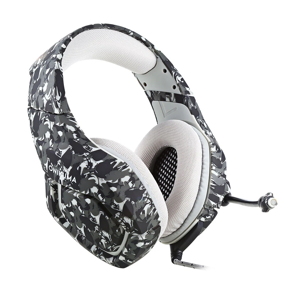 Светодиодный 3 5 мм наушники гарнитура для видеоигр С микрофоном Микрофон PC Gamer PS4