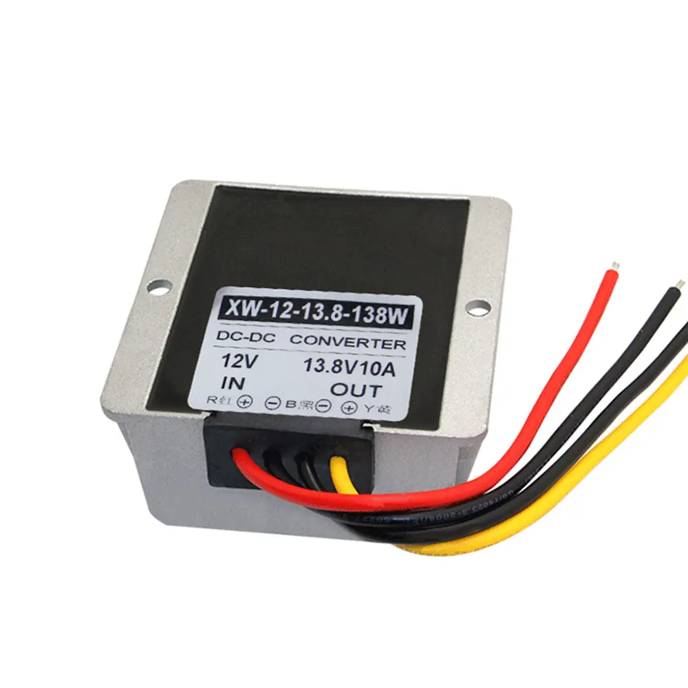 XINWEI DC 12 V повышающий до DC 13,8 V 10A 138 W конвертер алюминиевые регуляторы напряжения Стабилизаторы Электростатическая сумка для монитора и т. д