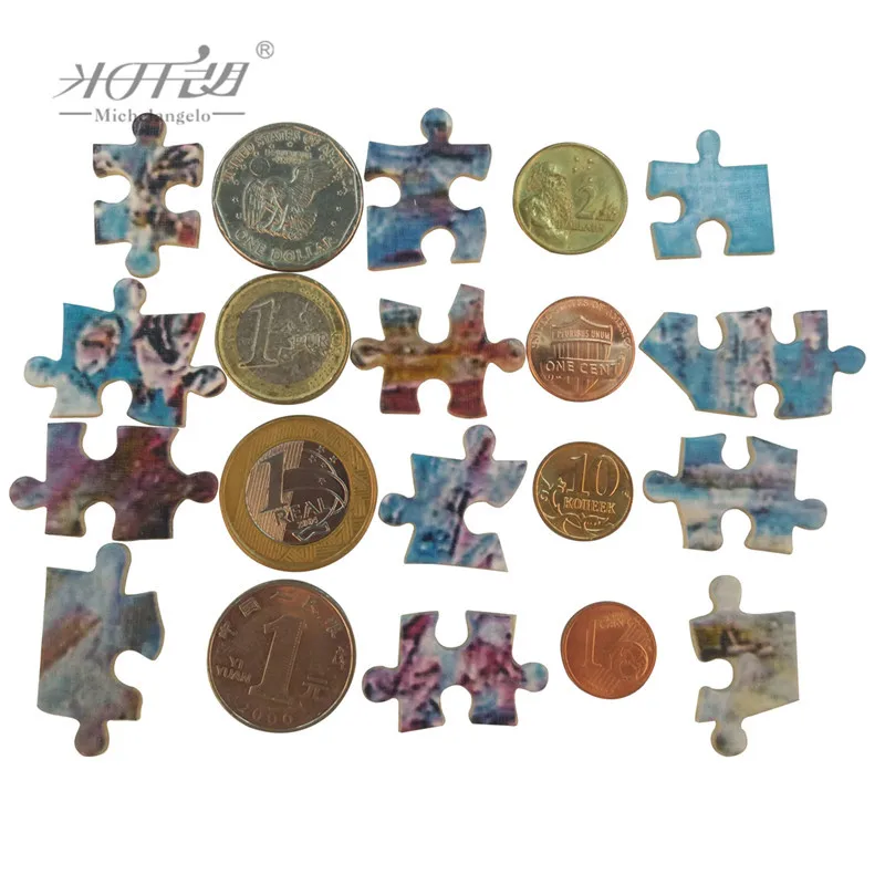 Деревянные пазлы Микеланджело 500 шт. китайская фигурка статус Пекинской оперы