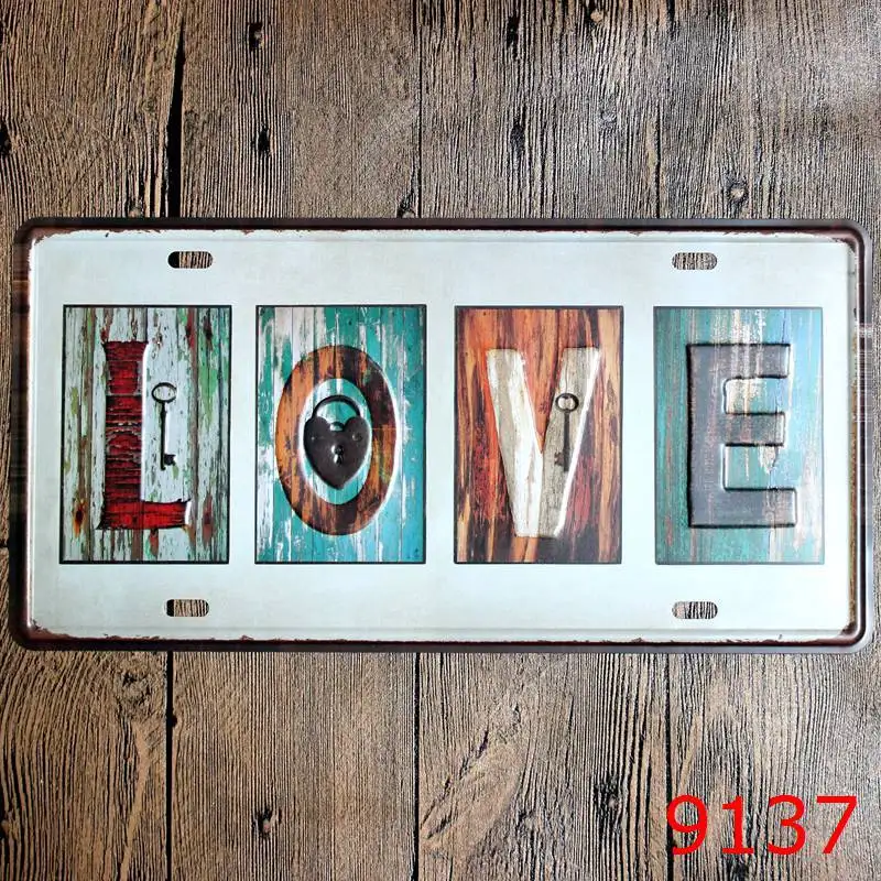 Номерной знак винтажный вывеска домашний декор кастет из латуни потертый шик Placas