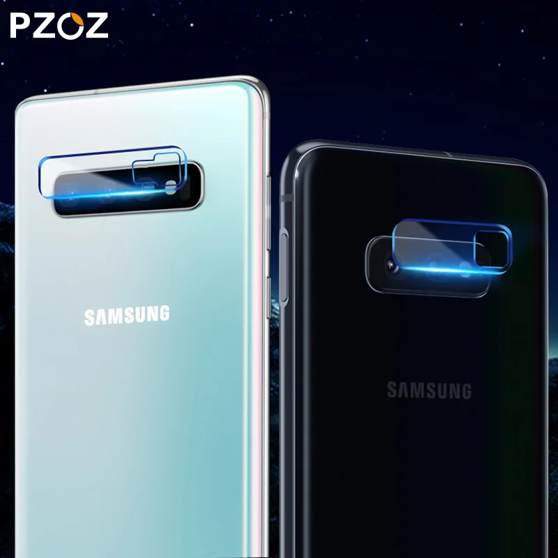 Стекло для объектива камеры PZOZ для samsung Galaxy S10 Plus S10+ S10e Защитная пленка для объектива прозрачная защитная пленка из закаленного стекла 9H