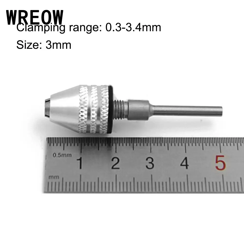 

Keyless Drill Chuck Screwdriver Impact Driver Adaptor 3mm Round Shank Drill Bit Tool Quick Change Convertor Socket Driver Adapte