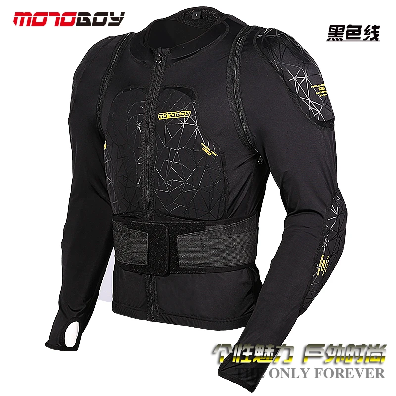 Новый MOTOBOY съемный рукав и Талия протектор мотоцикл броня тела мотокросса CE