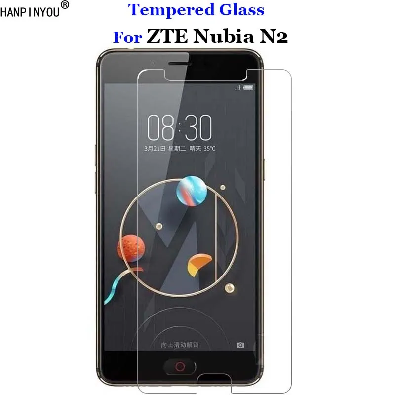 Для ZTE Nubia N2 закаленное стекло 9H 2.5D Премиум Защитная пленка для экрана 5 5&quot|screen
