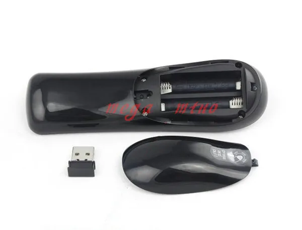 T2 дистанционное управление гироскоп Мини Fly Air mouse 2,4G беспроводной приемник для 3D игровой ПК Google tv плеер
