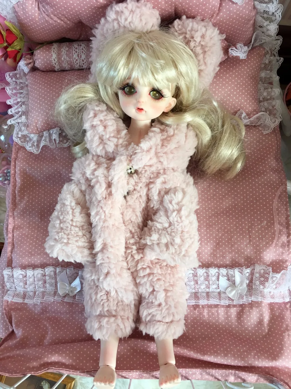 Детская игрушка ручной работы аксессуары для кукол 1/6 1/4 BJD/SD Одежда Белая