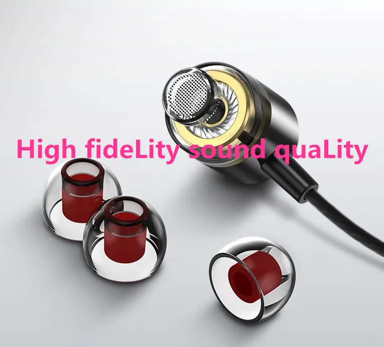 3.5MM In-Ear Wired Headphone Earphones Metal HIFI Earpiece with MIC for Xiaomi Samsung Huawei Phones | Электроника