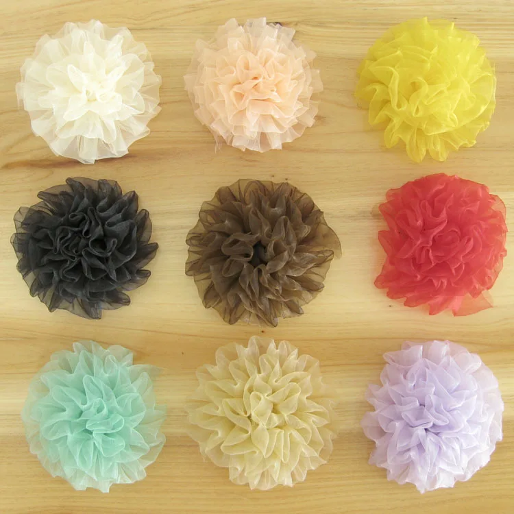 Бесплатная доставка 60 шт./лот модные diy розы цветы для головной повязки волос