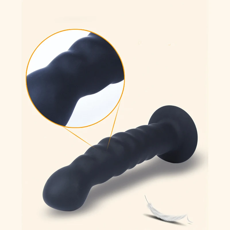 Силиконовый анальный бусина G Spot фаллоимитатор со стимулятором Анальная пробка