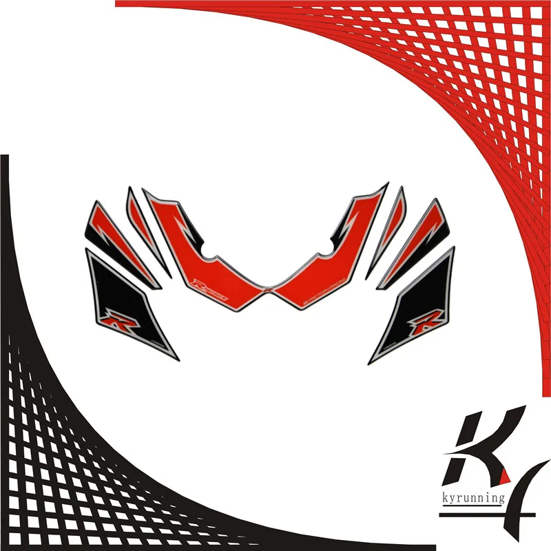 Strickers Front Fairing Motor GSXR 1000 Number Board 3D Gel Protector for SUZUKI GSX R 2009 GSXR1000 | Автомобили и мотоциклы