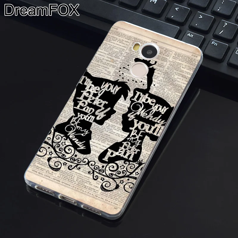 DREAMFOX K142 Peter Pan Book Soft TPU Silicone Case Cover For Xiaomi Redmi Note 3 4 5 Plus 3S 4A 4X 5A Pro Global |