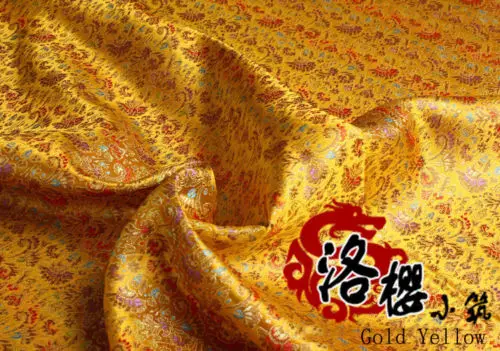 Gold yellow Китайский древний китайский костюм ханфу Тан костюм платье Детская одежда кимоно Cos шелковый атлас Дамасская Ткань для шитья - Цвет: Gold yellow