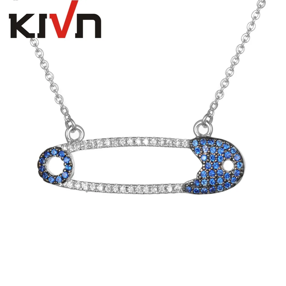 Модные ювелирные изделия KIVN с уникальным кубическим цирконием безопасная