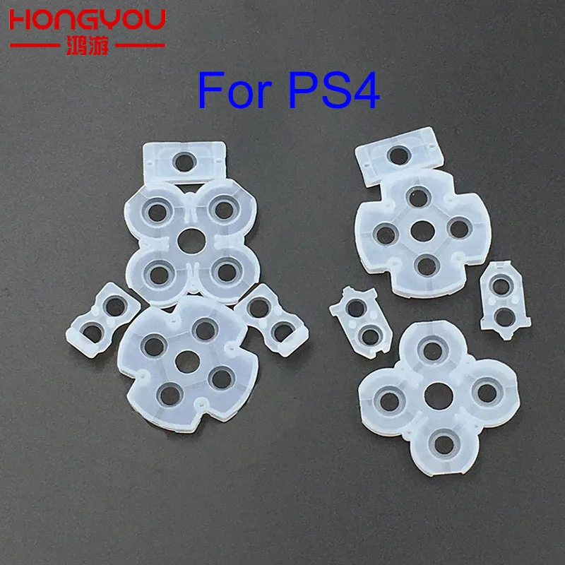Мягкая резиновая Замена для PlayStation DualShock 4 1000 1200 стандартная клейкая кнопка