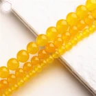 Желтые Агаты STENYA, круглые ювелирные изделия, бусины-разделители, ожерелье, серьги, браслет, подвески, аксессуары