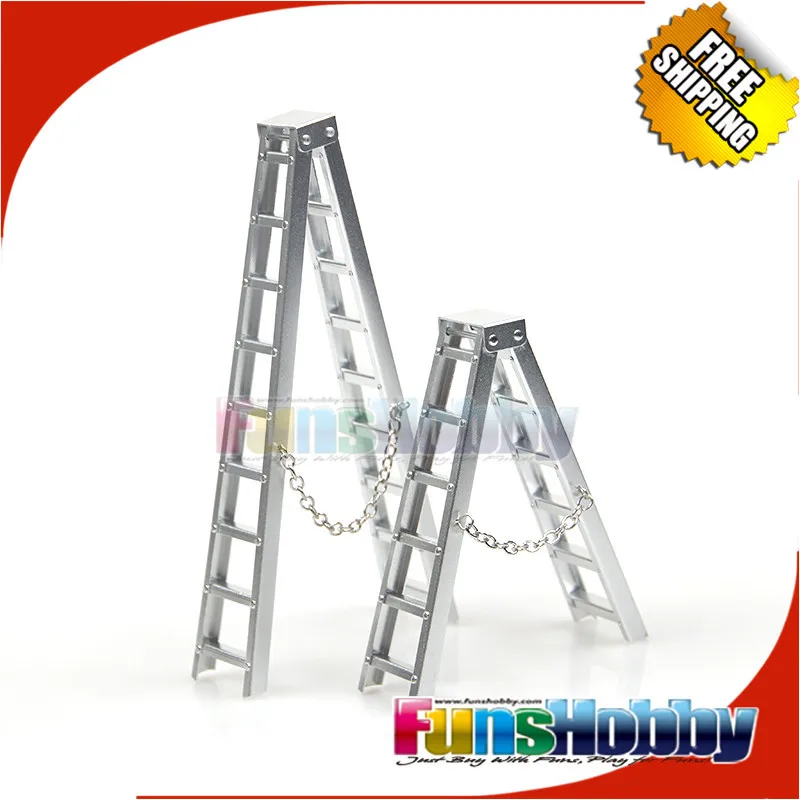 

MHPC 1:10 RC Car Crawler Accessories Aluminum Ladder For Axial Tamiya SCX10 D90 COD.FH31108-S/FH31108-L Toy(Not for real car use