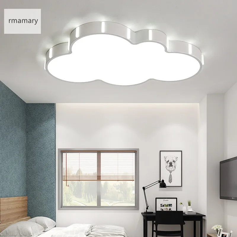 

Acry Modern lustre Dia42/52cm 110/220V led CEILING LIGHT For Children room Bedroom White Finish Ceiling Lamp light Fixtures