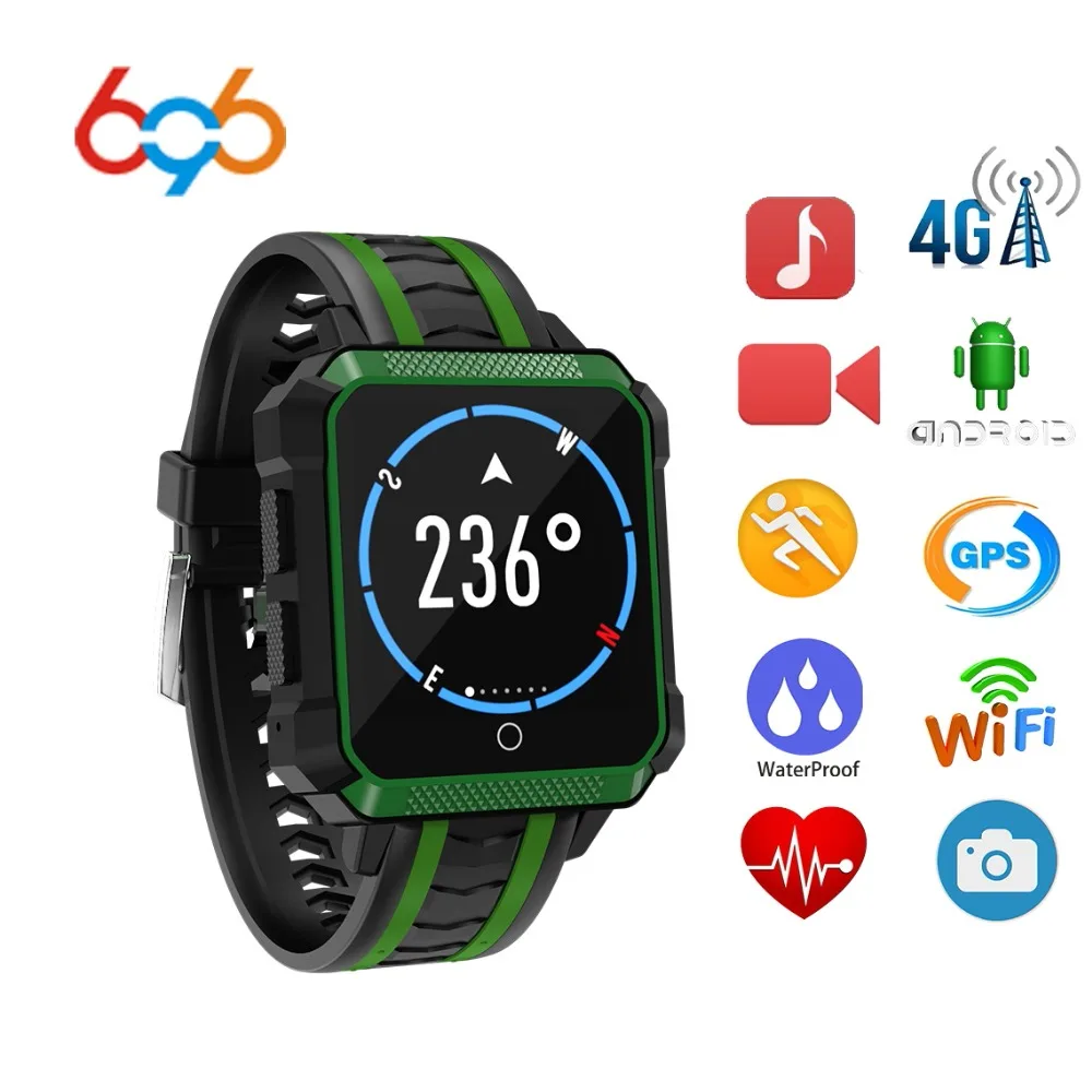 696 H7 Смарт часы мужские водонепроницаемые gps Android 4G напоминания о звонках Ip68